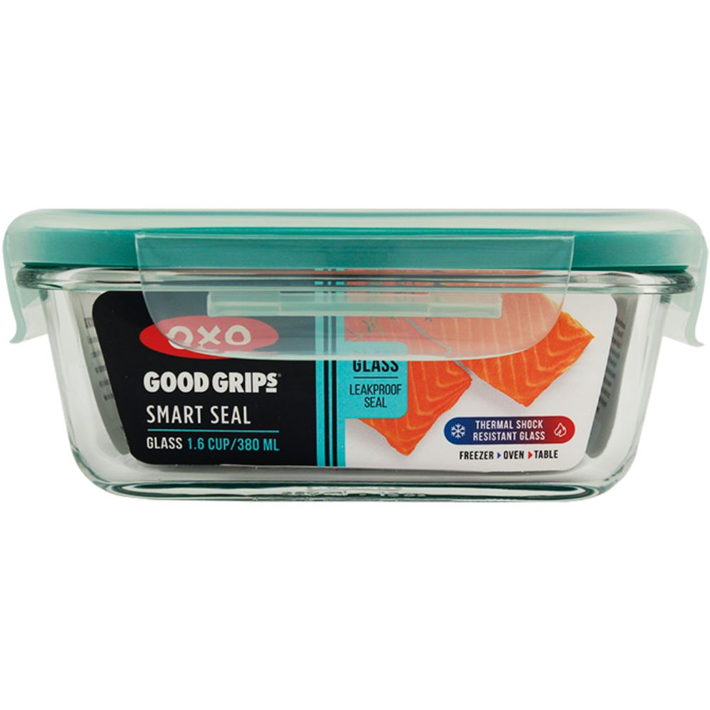 Lebensmittelbehälter GOOD GRIPS 400 ml, grün, Glas, OXO
