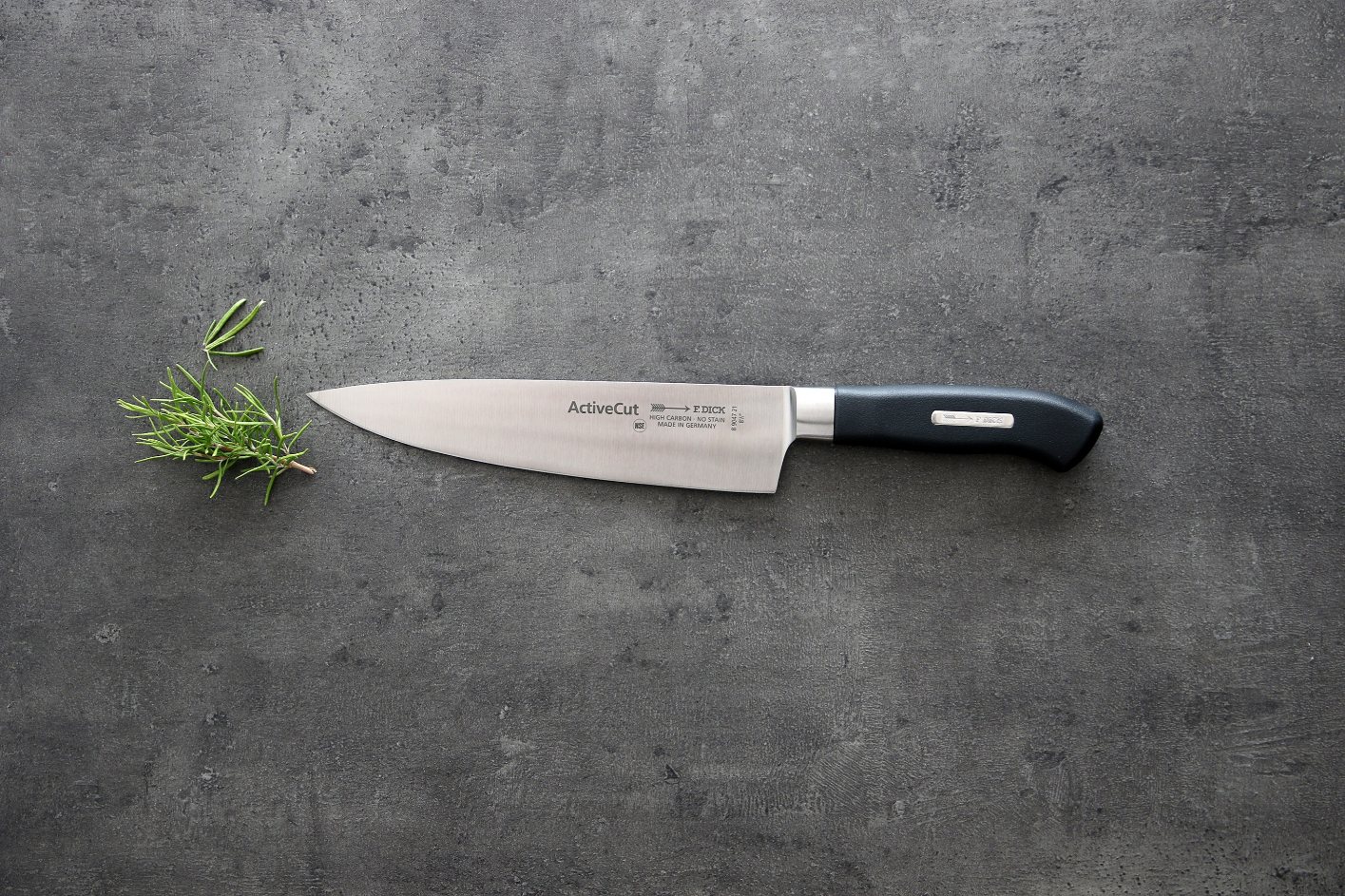 Küchenmesser ACTIVECUT mit Ständer, 4-teilig, schwarz, rostfreier Stahl, F.DICK