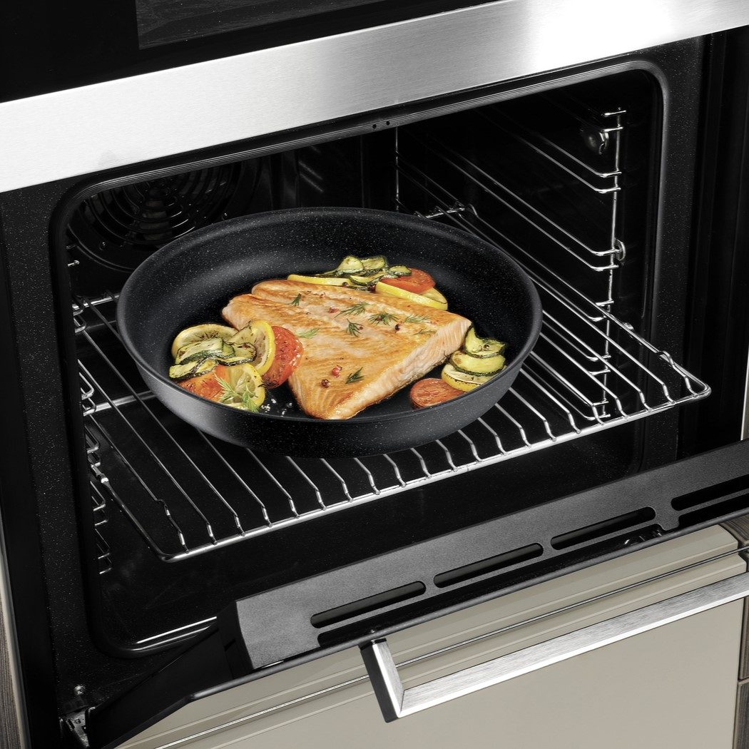 Pfannenset INGENIO UNLIMITED L7638942, 3-teilig, schwarz, Aluminium, Tefal