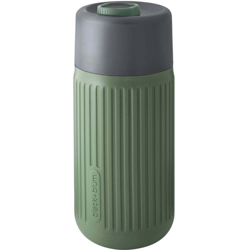 Reisebecher To Go Becher 340 ml, Olive, Glas, Black+Blum