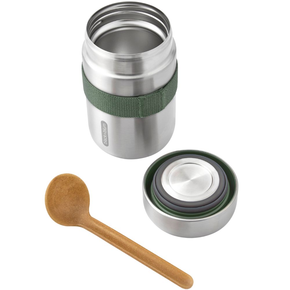 Lunchbox 400 ml, Olive, Edelstahl, Black+Blum