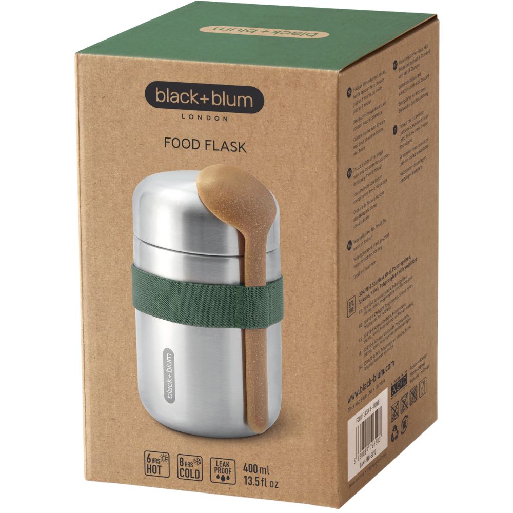 Lunchbox 400 ml, Olive, Edelstahl, Black+Blum