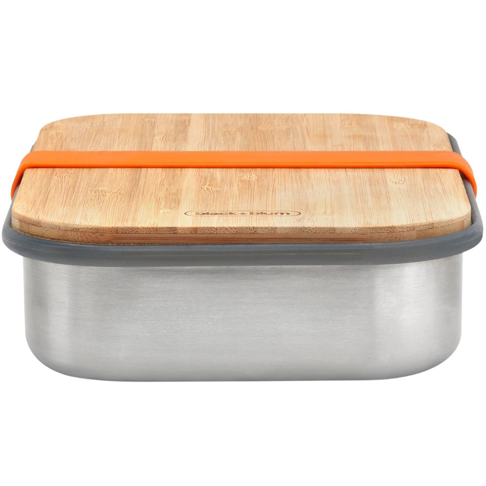 Lunchbox 900 ml, orange, Edelstahl, Black+Blum