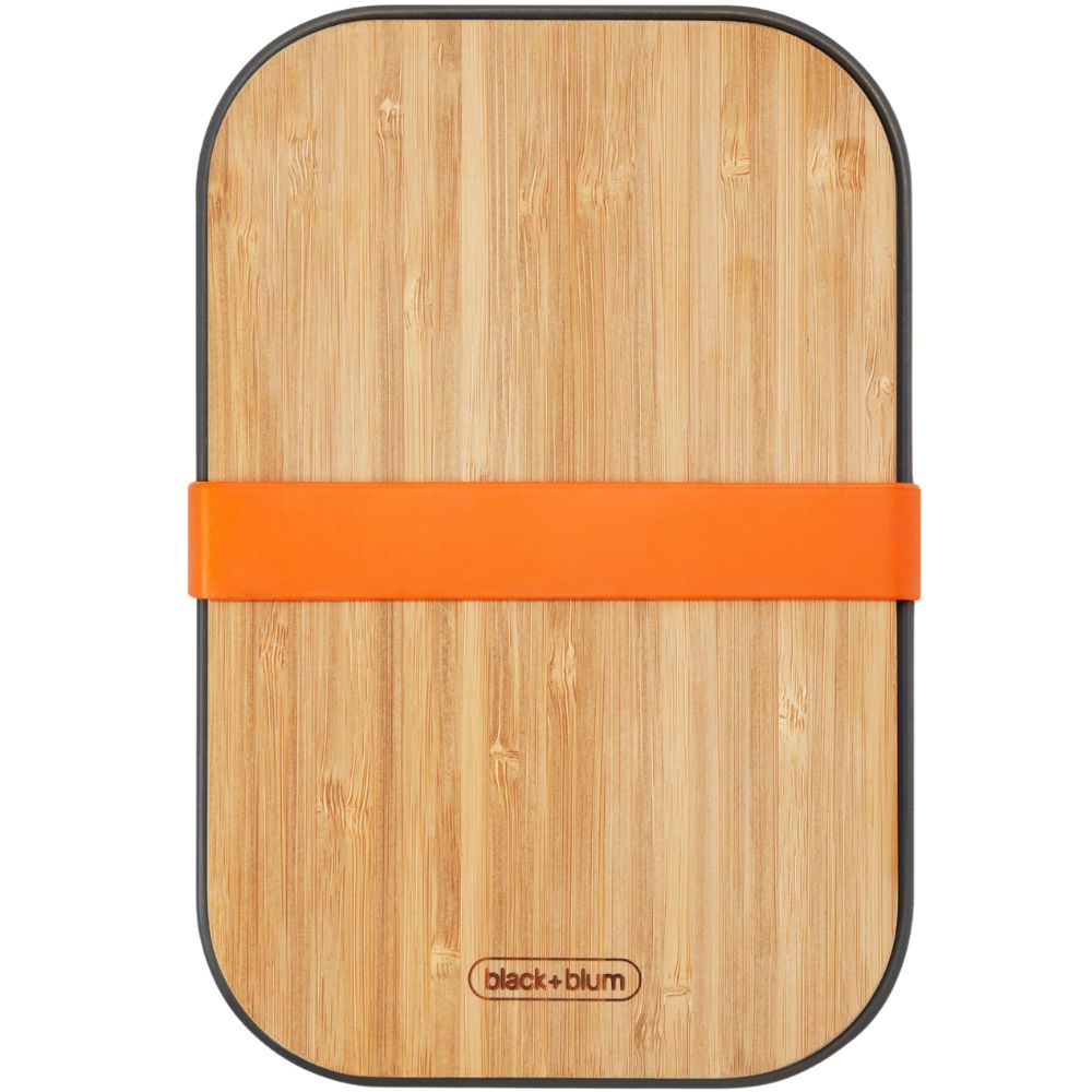 Lunchbox 900 ml, orange, Edelstahl, Black+Blum