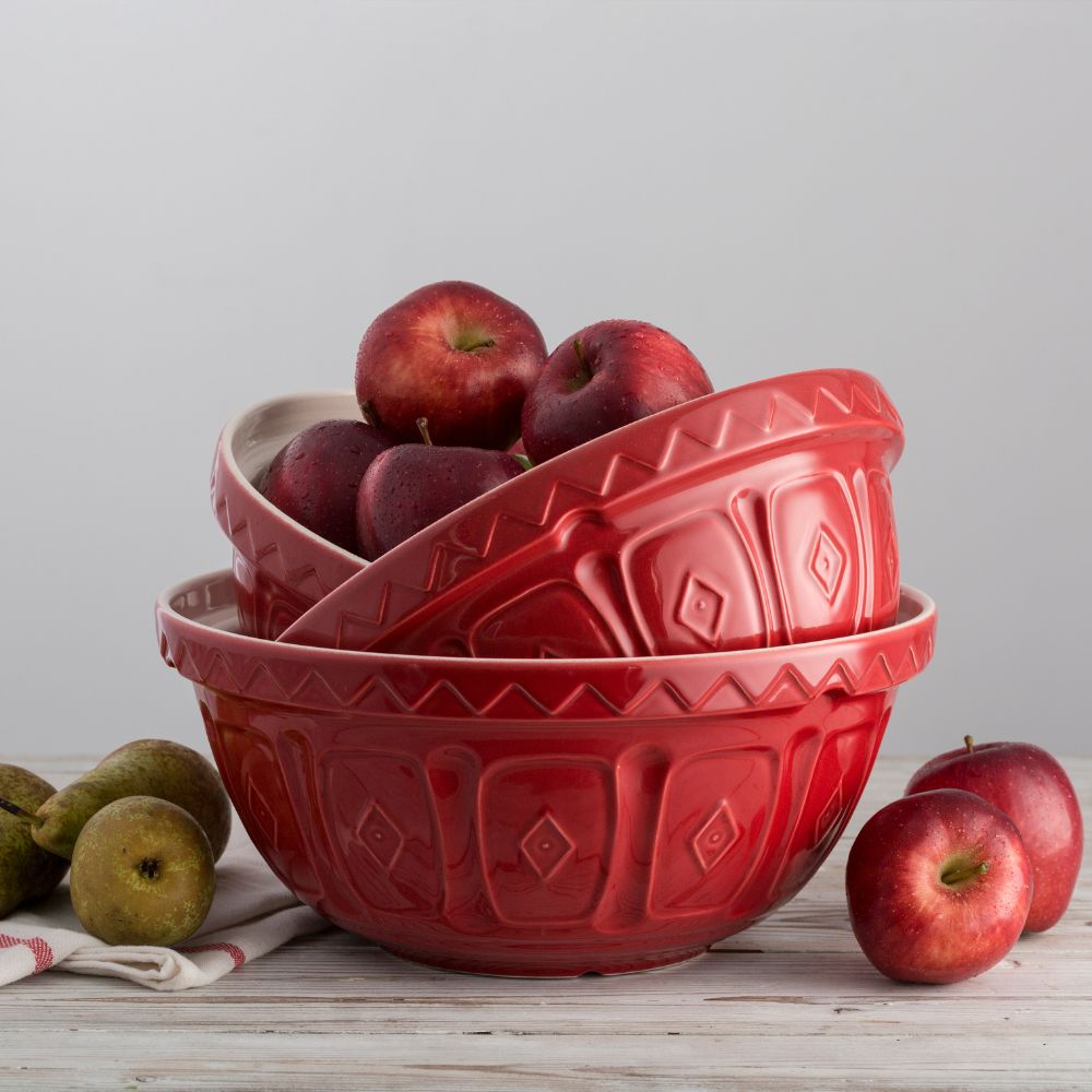 Küchenschüssel ORIGINAL 4 l, rot, Steingut, Mason Cash