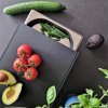 Schneidebrett BLACK 50 x 30 cm, mit 2 Schubladen, Richlite-Laminat, Jack & Lucy
