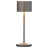 Tischlampe tragbar FAROL MINI 19,5 cm, LED, Burned Metal, Aluminium, Blomus