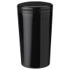 Isolierbecher CARRIE 400 ml, schwarz, Edelstahl, Stelton