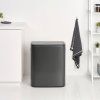 Dotykový odpadkový kôš BO TOUCH BIN 60 l, sebavedomá sivá, oceľ, Brabantia