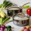 Kochtopfset NANOBOND TITANIUM, set à 6 st, edelstahl, Hestan