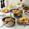 Kochtopfset NANOBOND TITANIUM, set à 6 st, edelstahl, Hestan