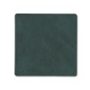 215873 podtacek square nupo 10 x 10 cm tmave zelena kuze lind dna