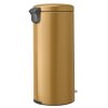221738 11 pedalovy odpadkovy kos newicon 30 l teple zlata ocel brabantia