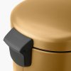 221738 7 pedalovy odpadkovy kos newicon 30 l teple zlata ocel brabantia