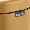 221738 9 pedalovy odpadkovy kos newicon 30 l teple zlata ocel brabantia
