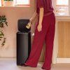 226080 2 pedalovy odpadkovy kos bo 30 l matna cerna ocel brabantia
