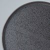 227226 2 jidelni talir asphalt slab 24 cm cerna keramika mij