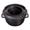 141308 3 set na fondue cerny o 16 cm staub