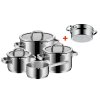 Satz Töpfe mit Topf a Dampfer 5 pcs Funktion 4 Edition BLACK WMF