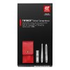Maniküre-Set TWINOX DAUPHIN, 3-teilig, mit Nagelhautzange, rot, Zwilling