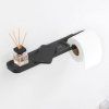 Toilettenpapierhalter MINDSET, mit Ablage, mineralgrau, Brabantia