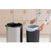 Touch Mülleimer TOUCH BIN NEW 30 l, matt schwarz / silber, Brabantia