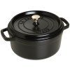 Bratentopf 24 cm, schwarz, Gusseisen, Staub