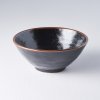 Schüssel TENMOKKU 20 cm, 800 ml, schwarz, keramik, MIJ