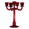 Stabkerzenhalter RAVELLO, 5-armig, rot, Nachtmann