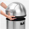 Kôš na odpadky PUSH BIN 60 l, matná oceľ, Brabantia