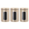 Vorratsdose WINDOW CANISTER, 3er-Set, 1,4 l, champagner, Brabantia