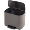 Treteimer BO 11 + 23 l, Platin, Brabantia