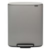 Pedal Mülleimer Bo Brabantia mineralgrau 60 l