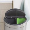 Touch Mülleimer TOUCH BIN NEW 10 + 23 l, Fingerprint Proof, Stahl matt, Brabantia