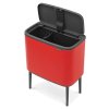 Touch Mülleimer BO 11 + 23 l, rot, Brabantia