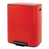 Treteimer BO 2 x 30 l, rot, Brabantia