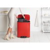 Treteimer BO 2 x 30 l, rot, Brabantia