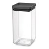 Vorratsdose TASTY PLUS 1,6 l, dunkelgrau, Kunststoff, Brabantia