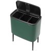 Touch Mülleimer BO TOUCH BIN 3 x 11 l, grün, Brabantia