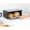 Klappbrotkasten FALL FRONT, Fingerprint Proof, Stahl matt, Brabantia