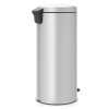 Treteimer NEWICON 30 l, metallic/grau, Brabantia