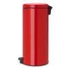 Treteimer NEWICON 30 l, rot glänzend, Brabantia