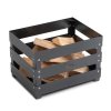 Feuerkorb CRATE 40×30×27 cm, Cortenstahl, Höfats