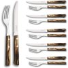Steak Besteckset CHURRASCO, 12-teilig, Holzgriffe, Tramontina