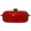 Topf Oval mit Deckel v 6 l roter Burgunder Emile Henry