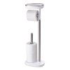 WC-Butler EASYSTORE 68 cm, silber / weiß, edelstahl, Joseph Joseph