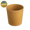Kunststoffbecher CONNECT, 4er-Set, 190 ml, Natural Holz, Koziol