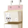 Kinder Wandaufbewahrung LAMA 94 cm, 4 Fächer, beige, 3 Sprouts