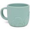 Kinderbecher PEEKABOO ELPHEE 165 ml, blau, Silikon, Done by Deer