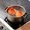 Eier-Pochierer, 2er-Set, orange, Silikon, Lékuké